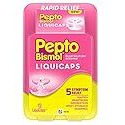 Pepto Bismol LiquiCaps Rapid Relief Nausea, Heartburn, Indigestion, Upset Stomach, Diarrhea, 12 Liquicaps