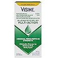 Visine Allergy Eye Relief Multi-Action Antihistamine & Redness Relief Eye Drops, 0.5 fl. oz (Pack of 2)