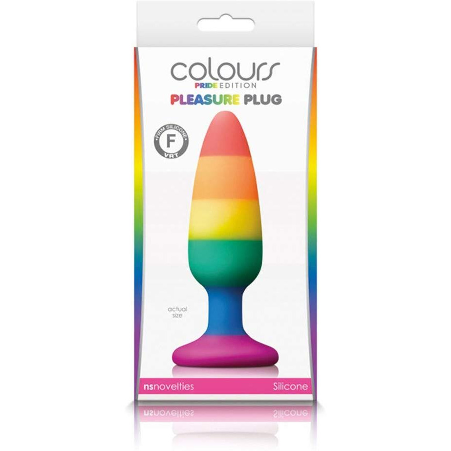 Colours Pride Edition Pleasure Plug Medium Rainbow(D0102H5JJ6G.)