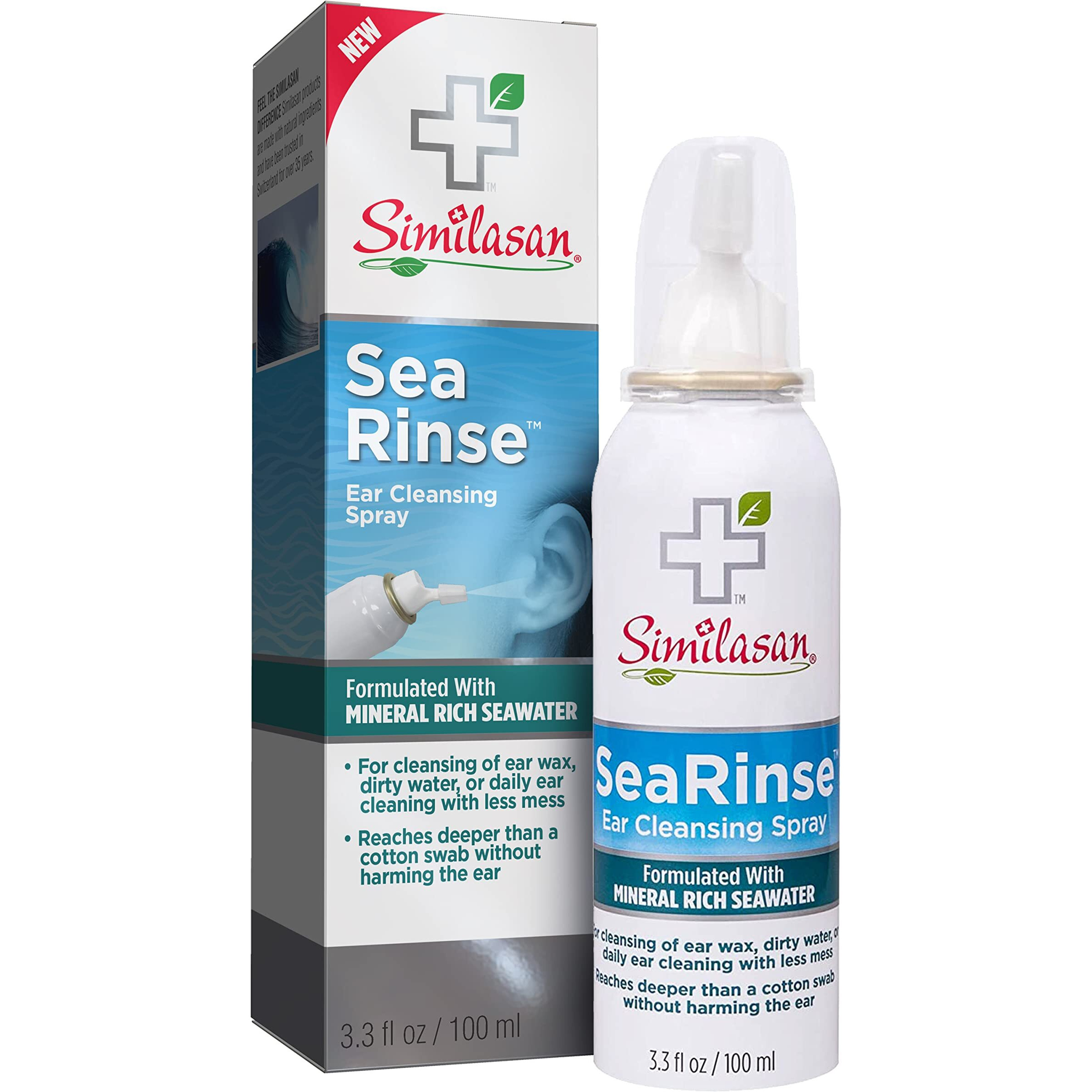 Similasan Searinse Ear Spray for Ear Cleaning and Ear Wax, 3.3 Fl Oz