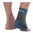 Mueller Sports Medicine Four Way Ankle Support Sleeve, For Men and Women, Black/Blue, S/M