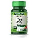 Nature's Truth Chewable Vitamin D3 2,000 IU | 100 Tablets | Berry Flavor | Vegetarian, Non-GMO, Gluten Free