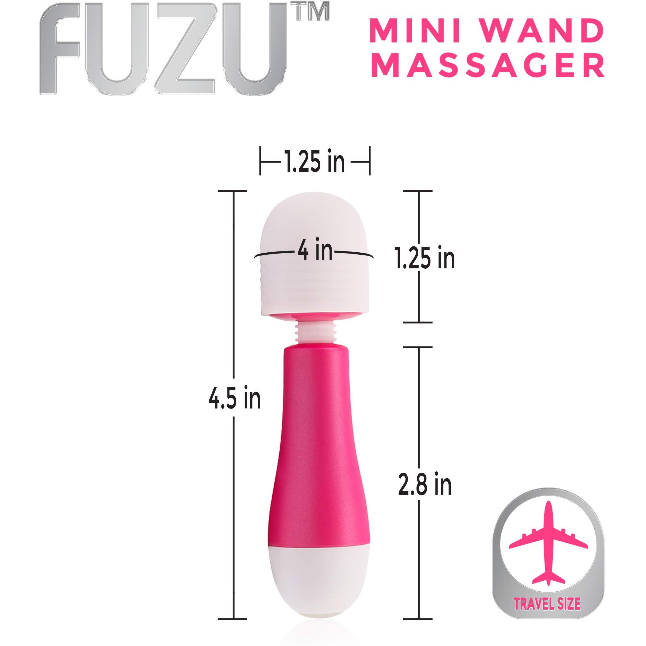 Fuzu Rechargeable & Travel Size Mini Wand Pink(D0102HE99V7.)