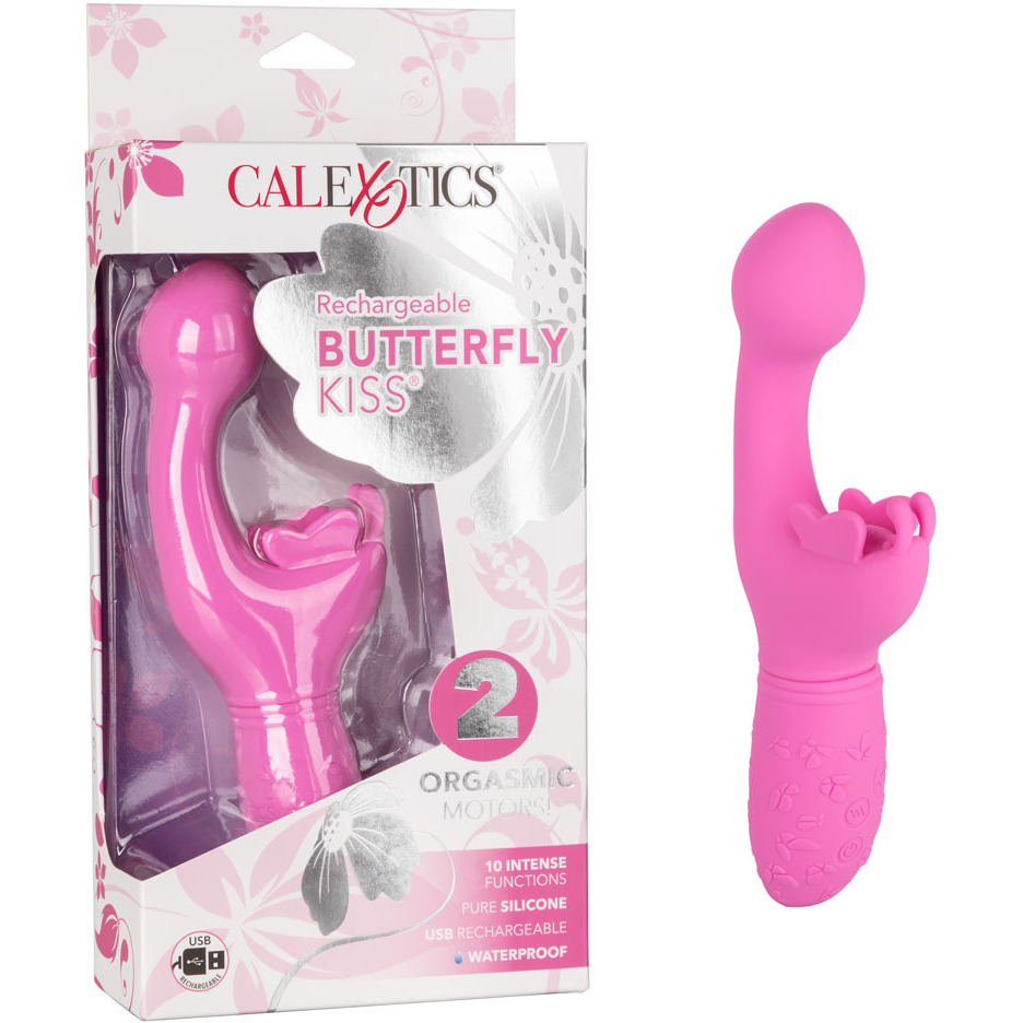 RECHARGEABLE BUTTERFLY KISS PINK