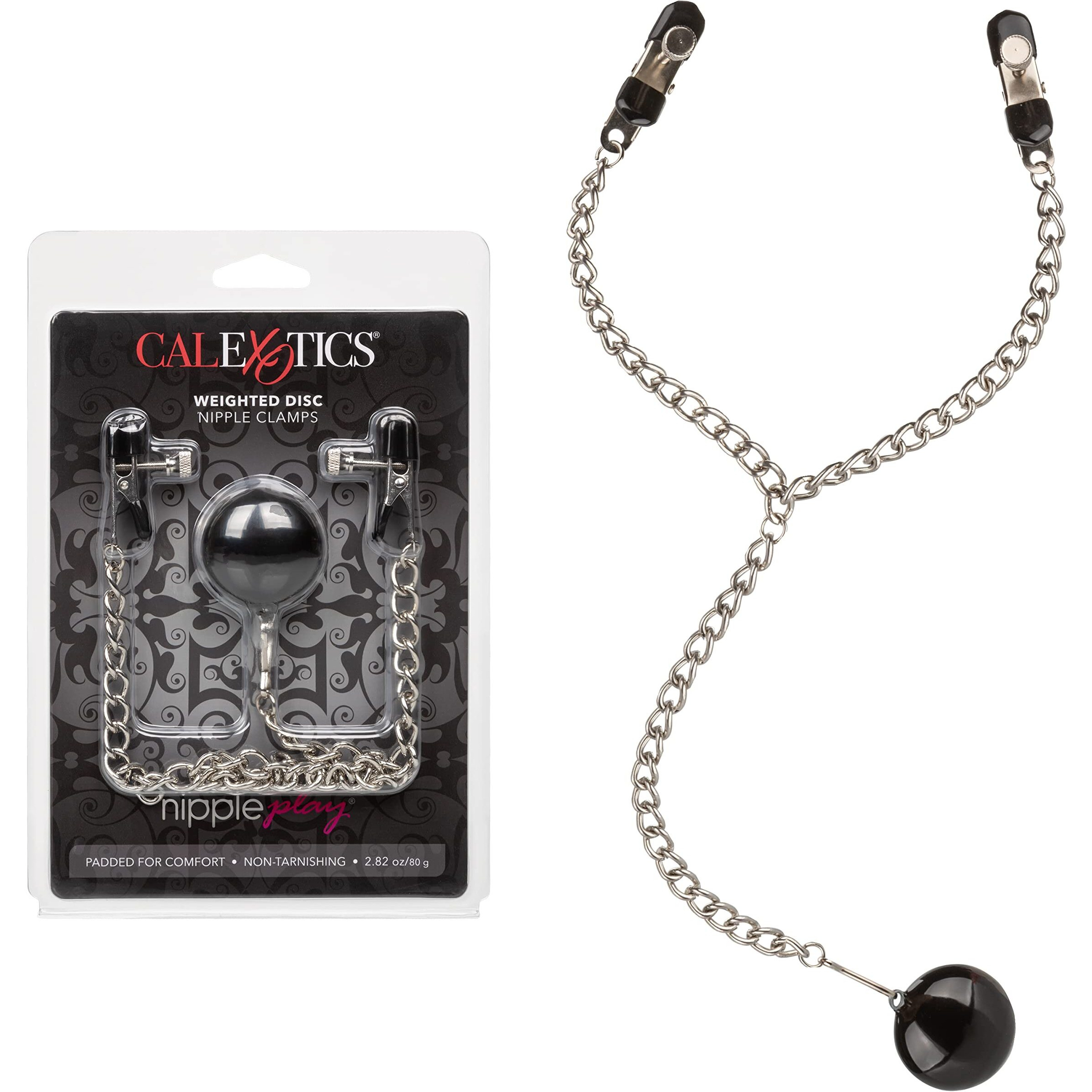 Nipple Play Playful Tassels Nipple Clamps Black(D0102H5LUCW.)
