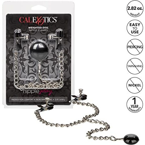 Nipple Play Playful Tassels Nipple Clamps Black(D0102H5LUCW.)