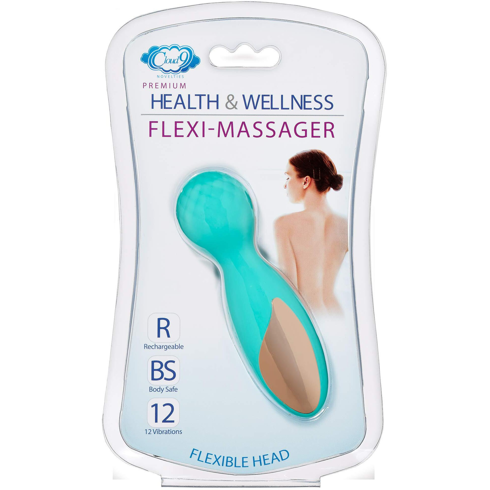CLOUD 9 HEALTH & WELLNESS FLEXI-MASSAGER RECHARGEABLE WAND TEAL