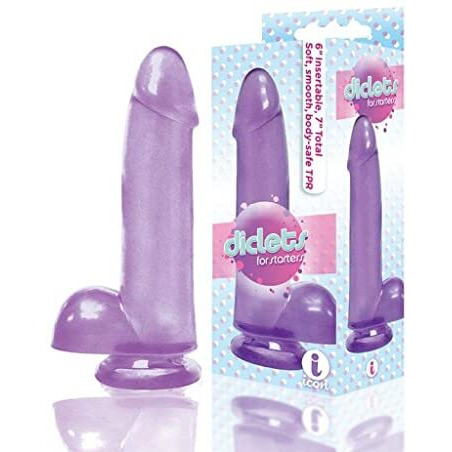 The 9's Diclets 7" Jelly TPR Dong Purple