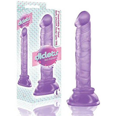 The 9's Diclets 8&quotJelly TPR Dong Purple