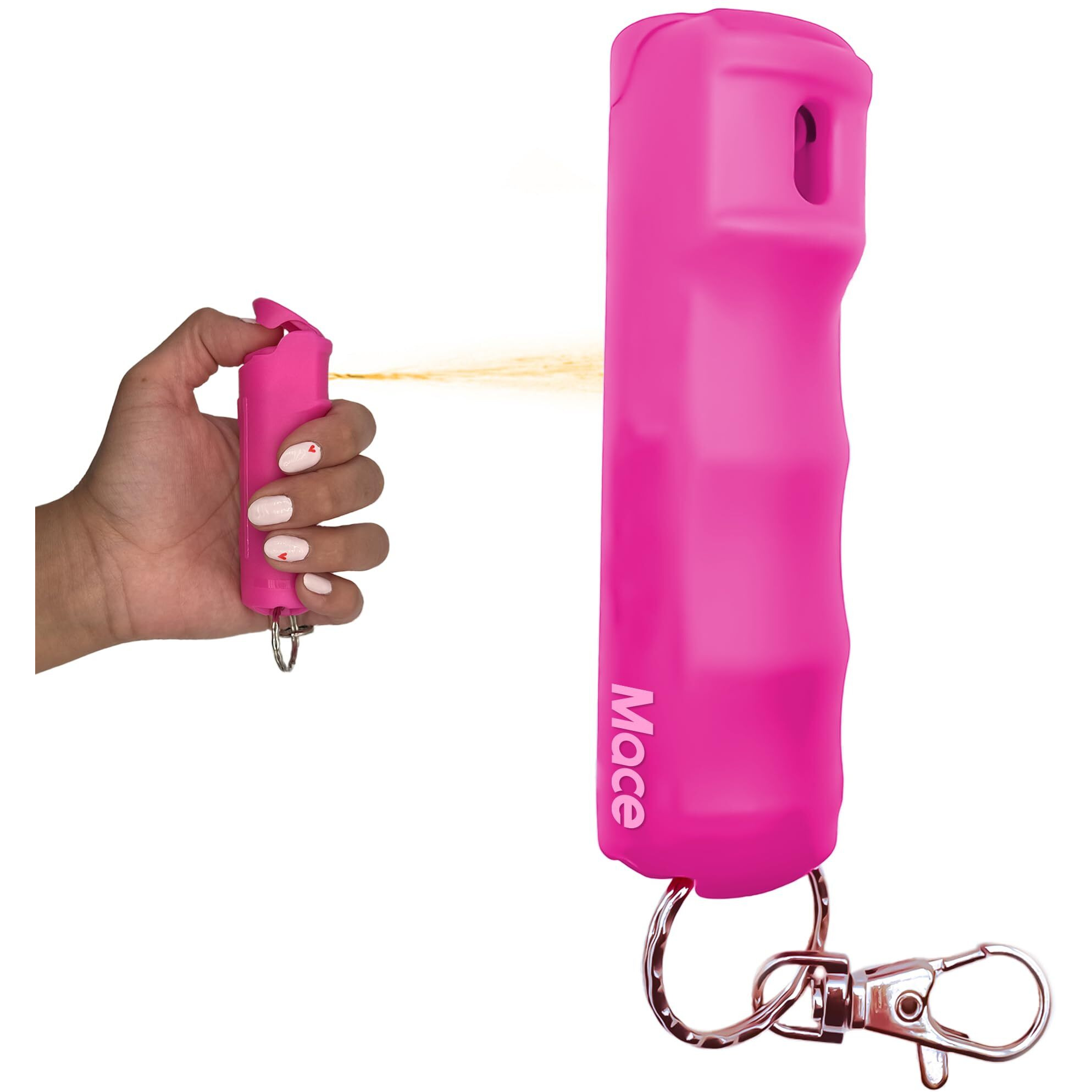 Mace Brand Compact Model Pepper Spray (Neon Pink), Normal