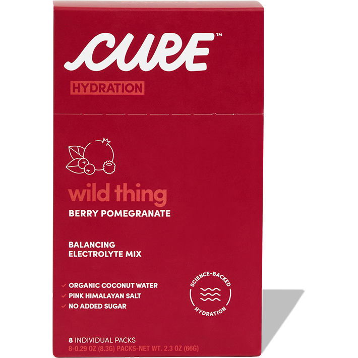 Cure Hydration - Hydration Drink Mix Berry Pomegranate - Case Of 8 - 0.29 Oz