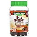 B-Energized Energy Gummies | 48 Count | with B-Vitamins, L-Carnitine & Ashwagandha | Vegan, Non-GMO & Gluten Free Supplement | by Nature's Truth
