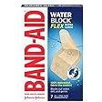 Band-Aid Brand Water Block Flex 100% Waterproof Adhesive Bandages for First-Aid Wound Care of Minor Cuts, Scrapes & Wounds, Ultra-Flexible Design, Sterile, Extra Large, 7 ct