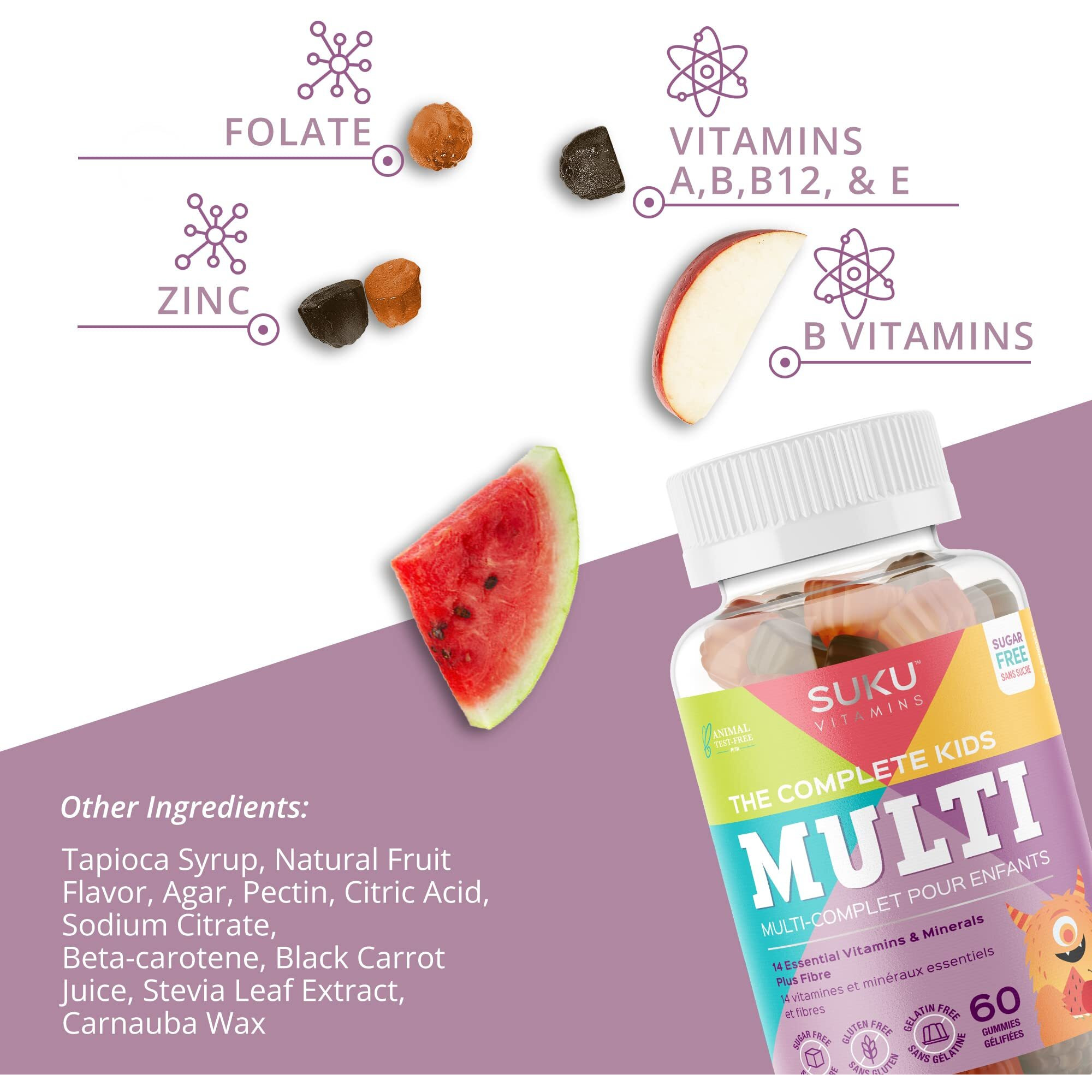Suku Vitamins - gummy complete Kids Multi - 1 Each -60 count(D0102H542F8)