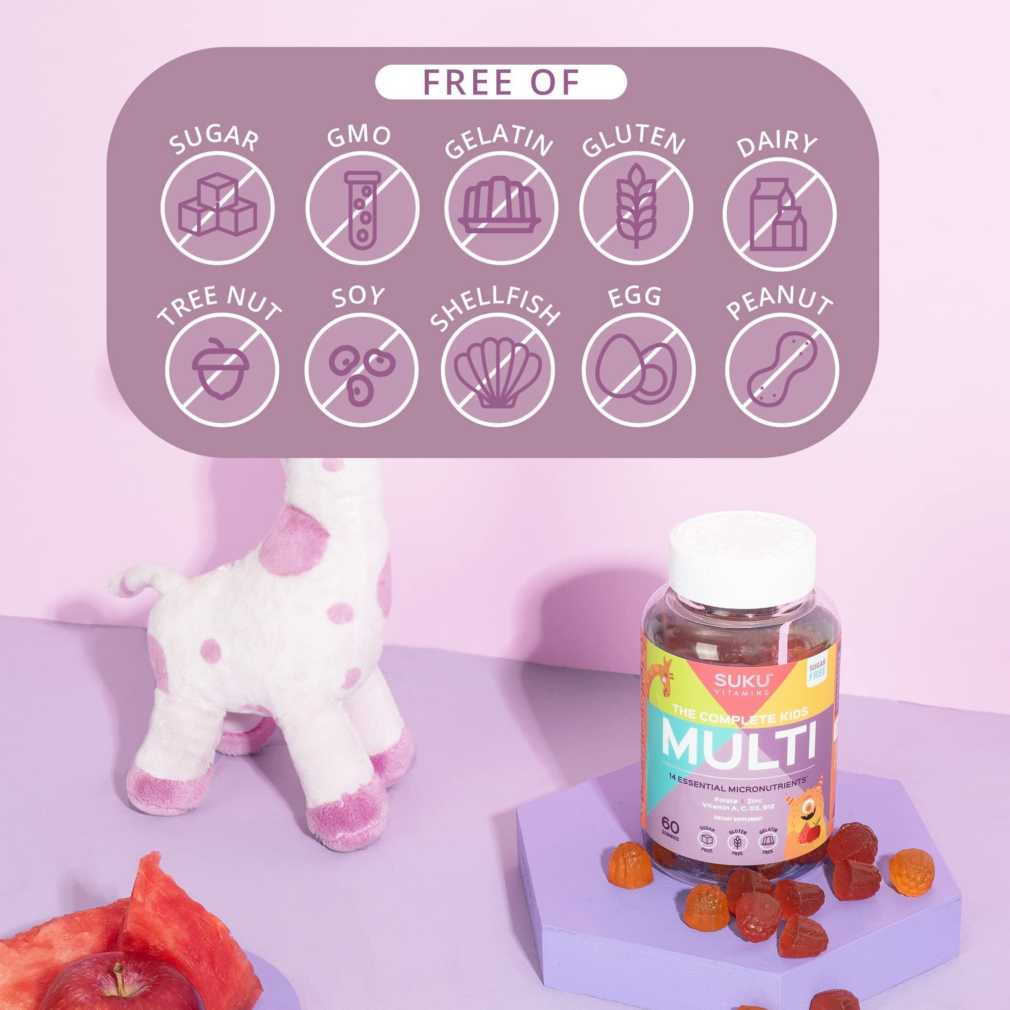 Suku Vitamins - gummy complete Kids Multi - 1 Each -60 count(D0102H542F8)