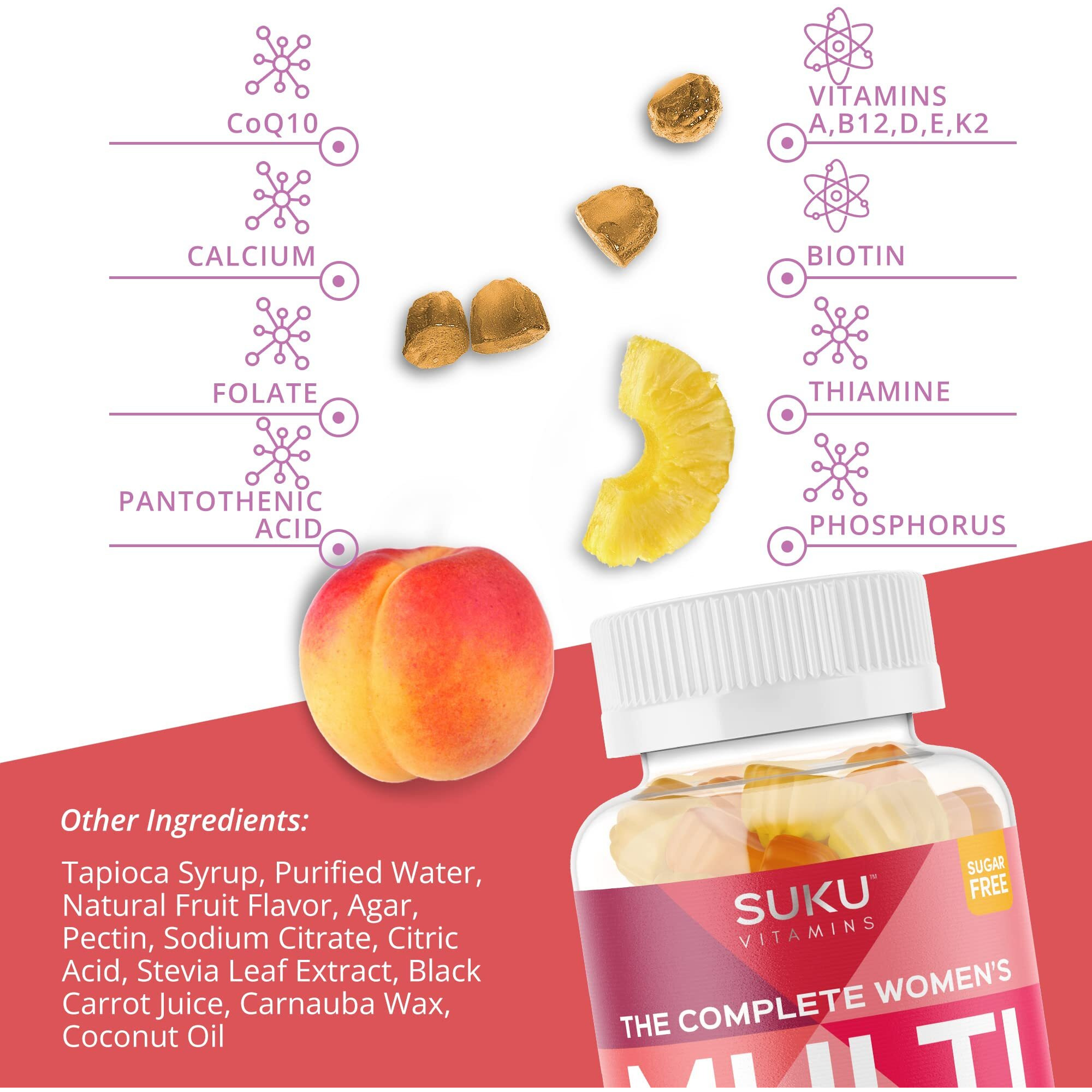 Suku Vitamins - gummy complete Wmns Multi - 1 Each -60 count(D0102H542NP)