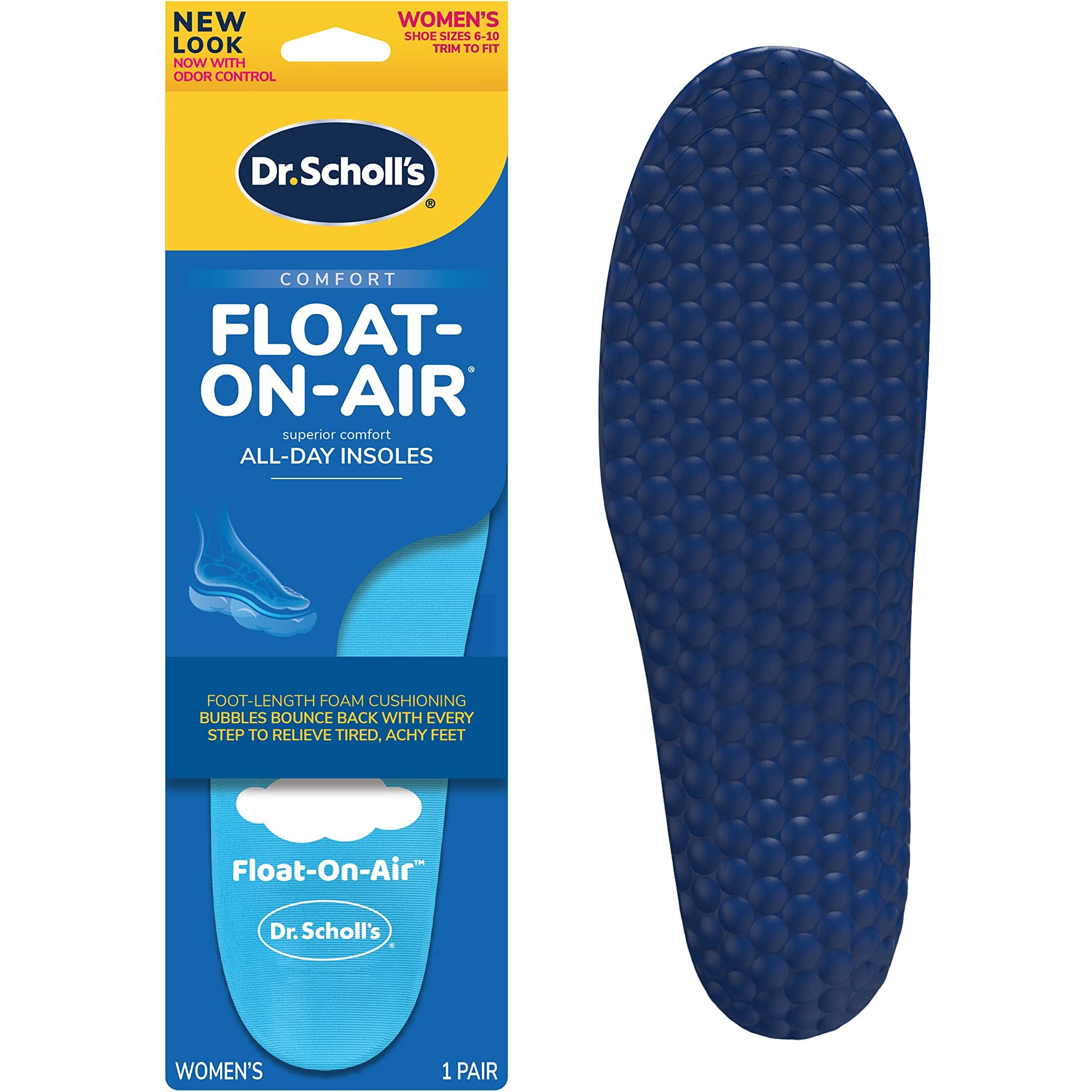 Dr. Scholl's Float-On-Air Comfort Insoles, Women, 1 Pair, Full Length