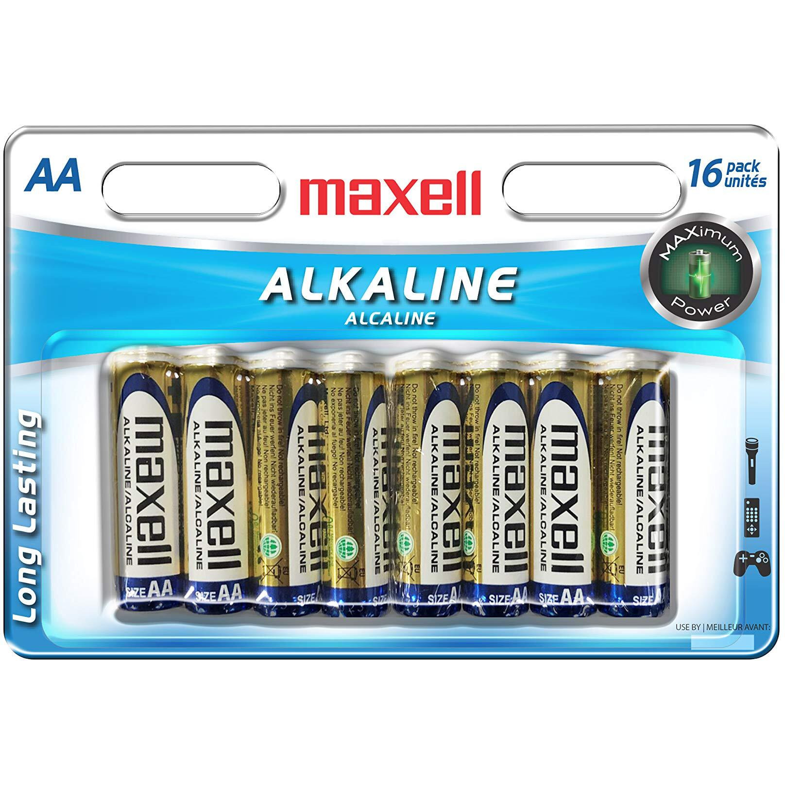 AA 16PK CARDED BATTERIES