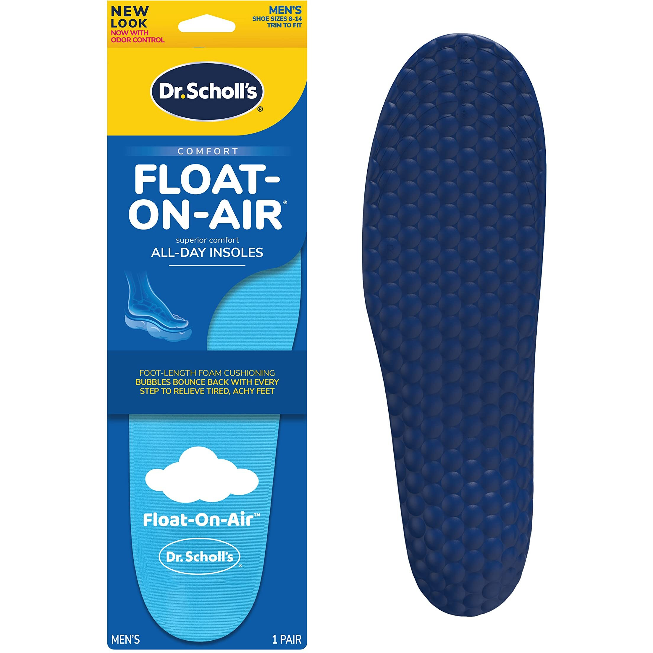 Dr. Scholl's Float-On-Air Comfort Insoles, Men, 1 Pair, Full Length