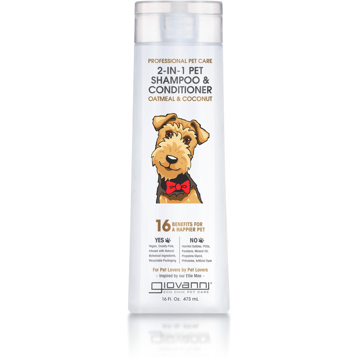 giovanni Hair care Products - Pet Shamp&cond Oatml&cnut - 1 Each-16 Fz(D0102H54EU2)