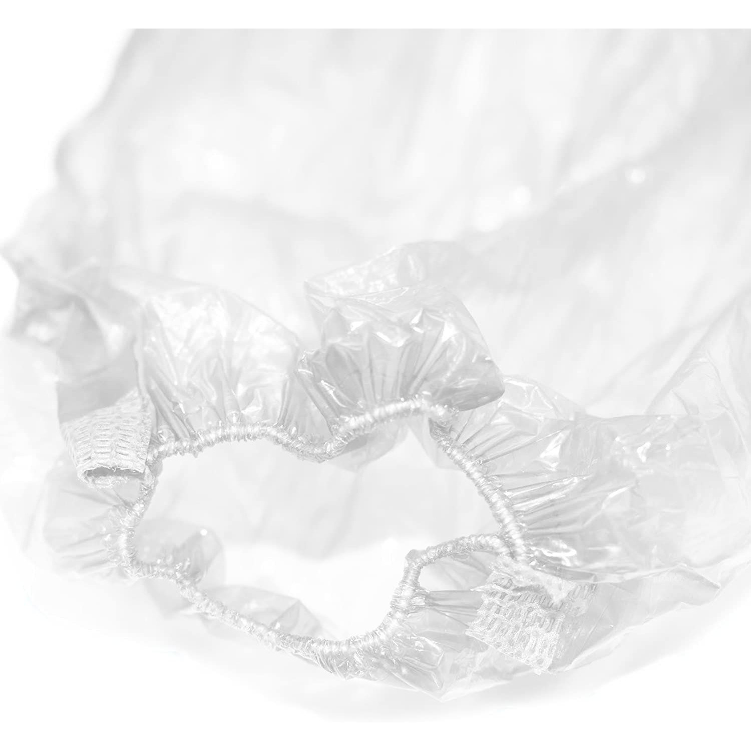 Disposable clear Oversleeves 18 Pack of 100 Embossed Plastic Waterproof PPE Arm covers with Elastic Wrist Elbow Polyethylene 1 Mil Protective Sleeves for Work in Food Service Industrial(D0102HI5SgA)