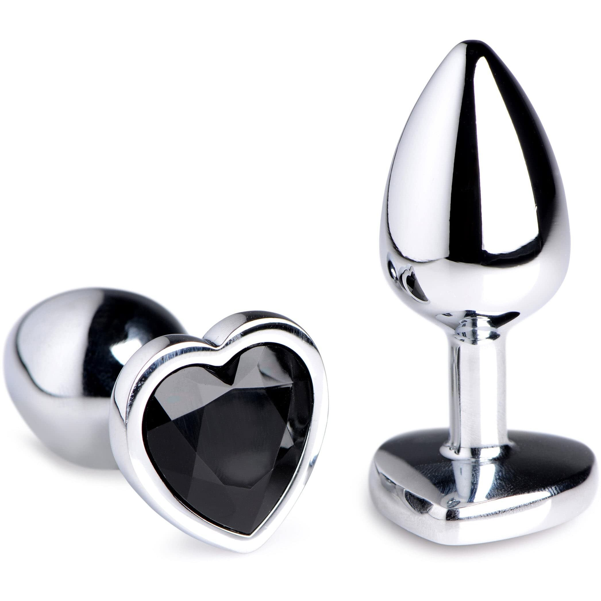 BOOTY SPARKS BLACK HEART GEM ANAL PLUG MEDIUM