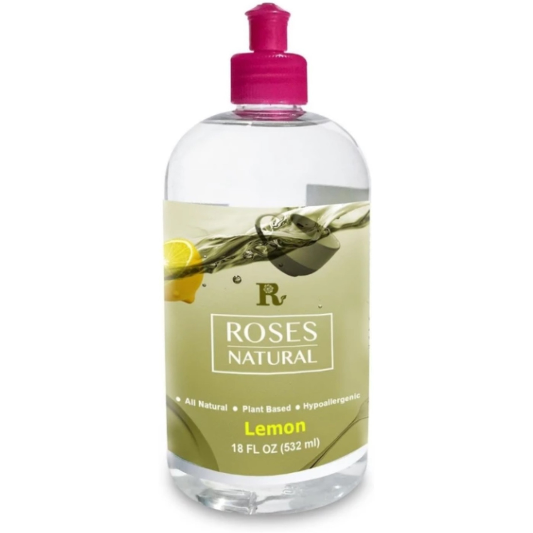 Natural Dish Soap - Lemon 18oz