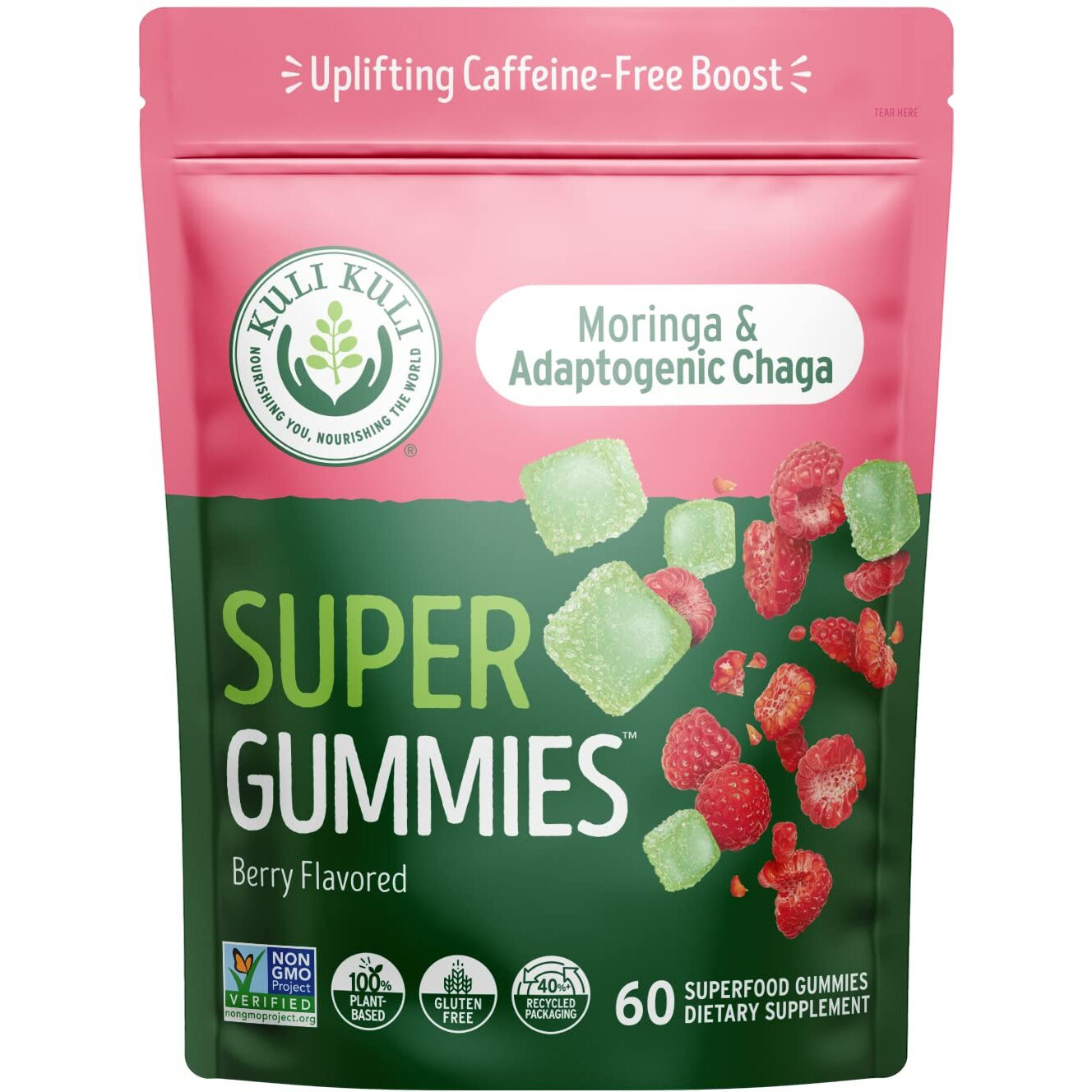 Kuli Kuli - Spr gmmy Moringa chaga - 1 Each-60 ct(D0102H54J8J)