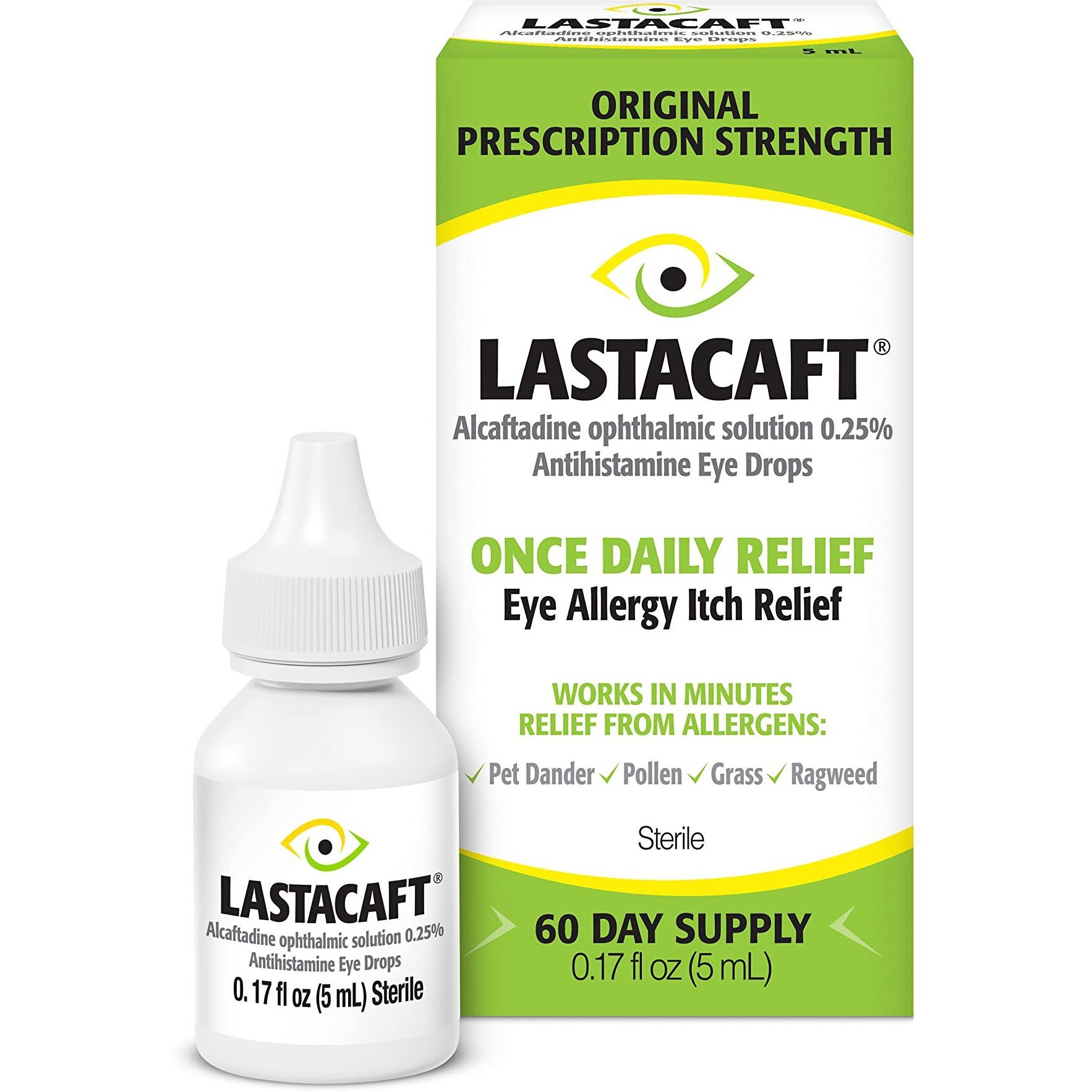 Lastacaft Eye Drops, (1 count)