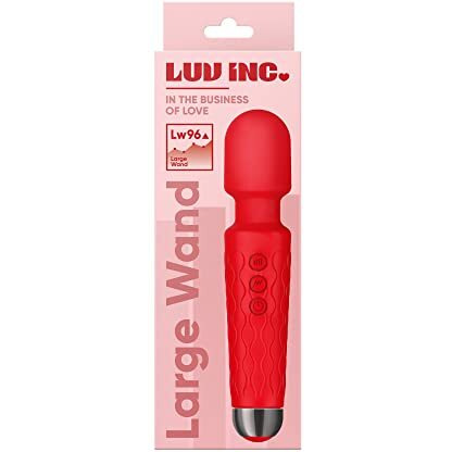 Luv Inc LW96 Large Wand Red