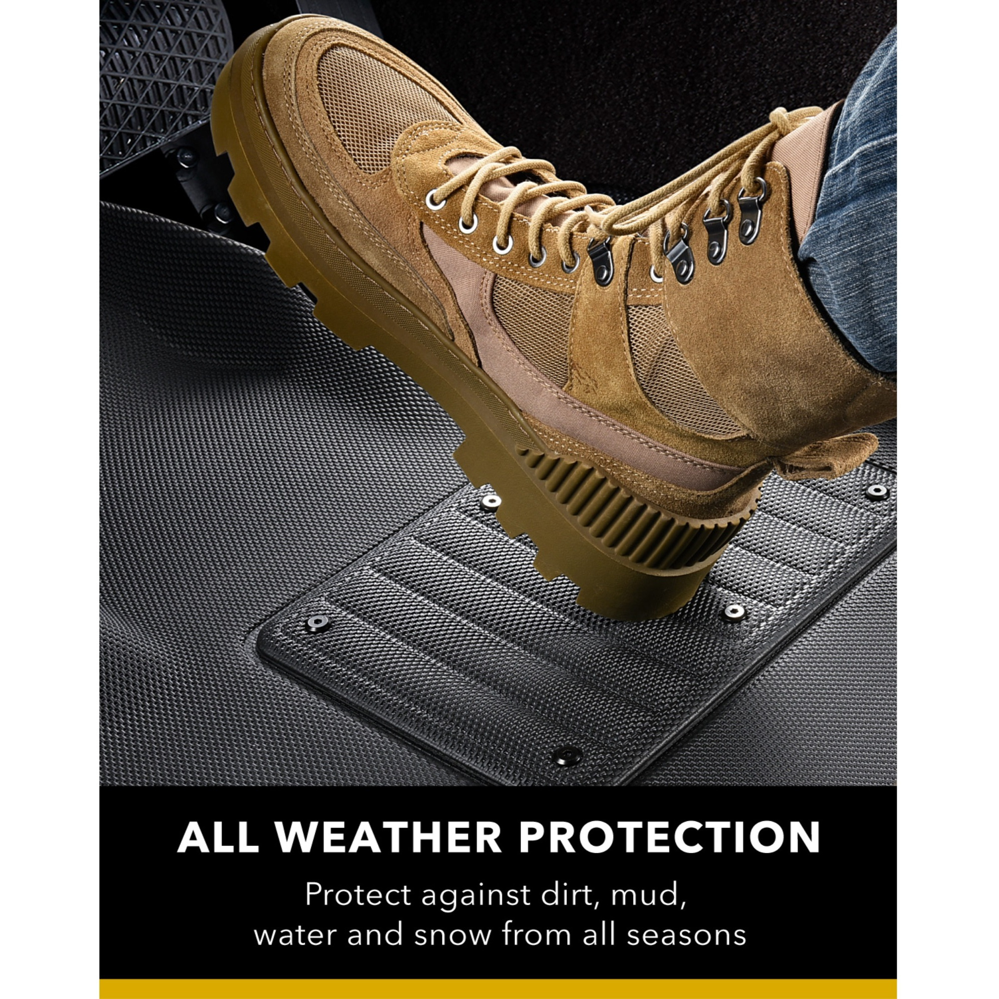 3D FRICTION EX-PLUS HEEL PAD SIZE B 10.5" x 8" (INCLUDE 6 SETS HEX SCREWS, 2 HEX KEYS, HOLE PUNCH TOOL)