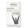 Pro-Ven Probiotics Childrens Probiotic with Vitamin C for Immune Support Digestive Support 12.5 Billion CFU Fit for School Suitable for Ages 4-16 Strawberry Chewable Tablet - 30 Capsules