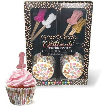 Gitterati Penis Cupcake Set