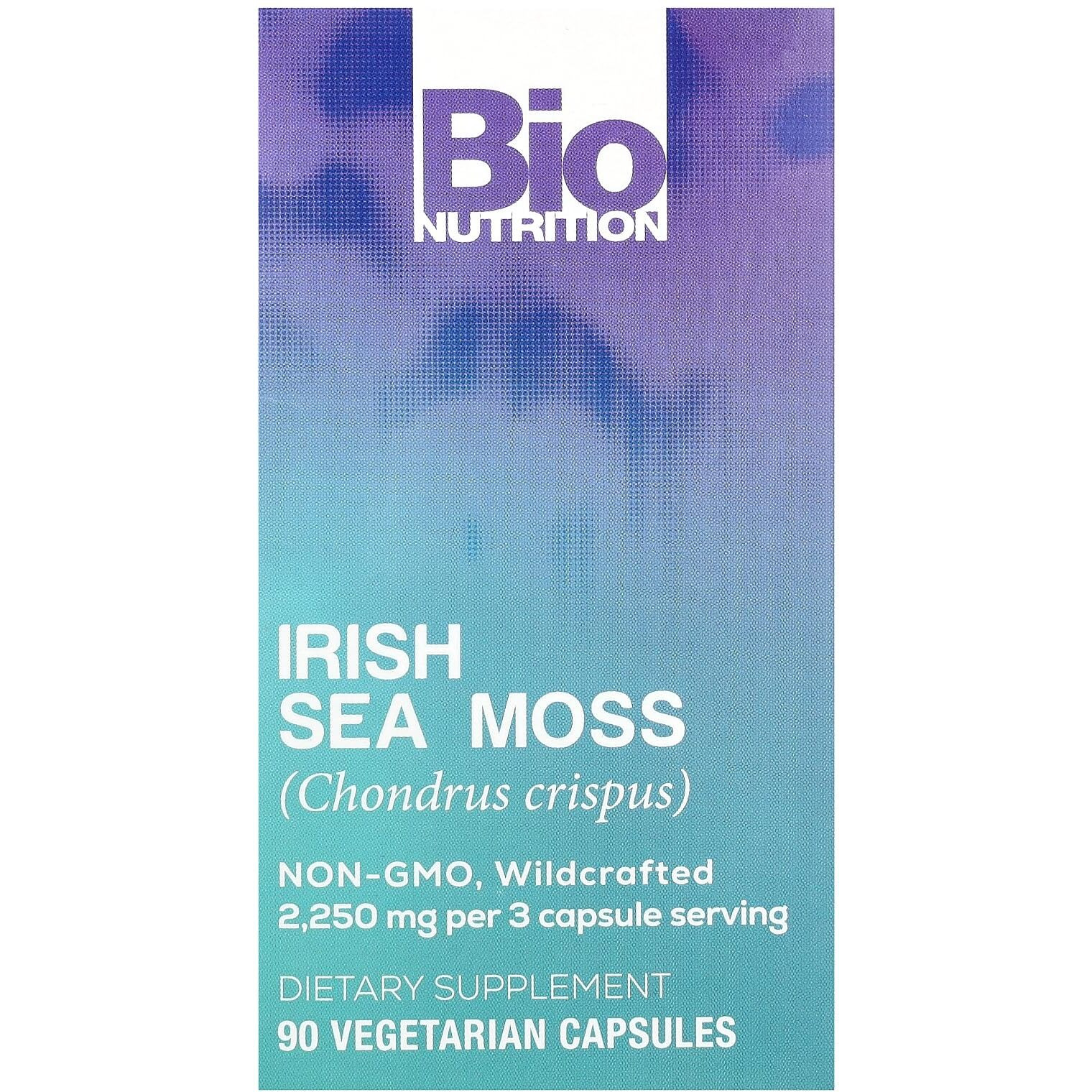 Bio Nutrition Irish Sea Moss 90 Vegetarian Capsules