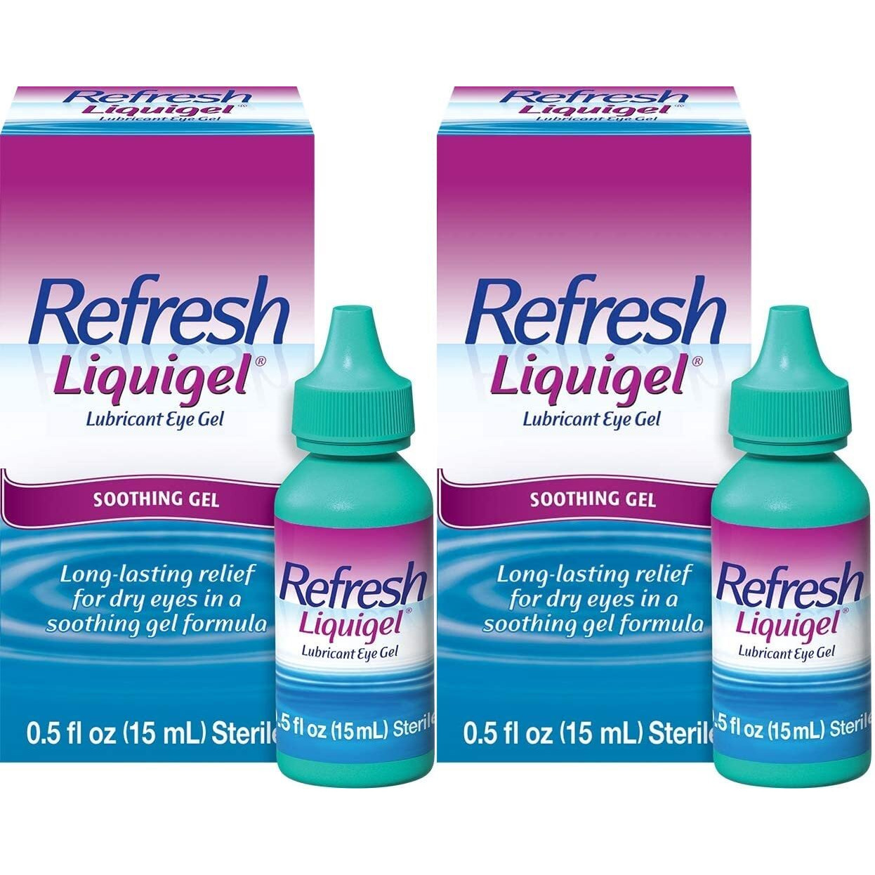 Refresh Liquigel Lubricant Eye Gel Drops, 0.5 Fl Oz Sterile
