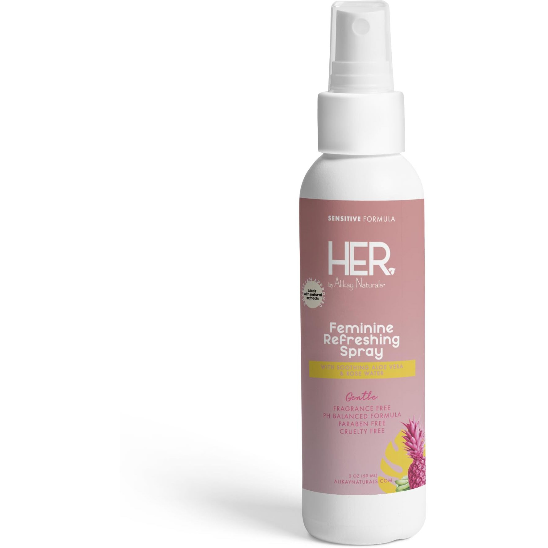 Alikay Naturals Her Feminine Refreshing Spray Sensitive Formula (2 Oz)