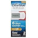 Clearblue Early Digital Pregnancy Test, Early Detection at Home Pregnancy Test, 2 Ct