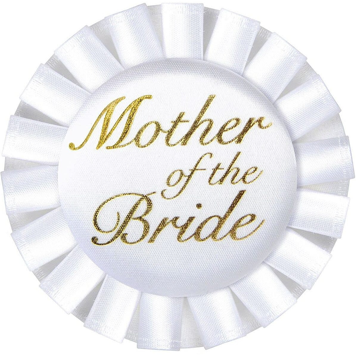 Mother Of The Bride Satin Button