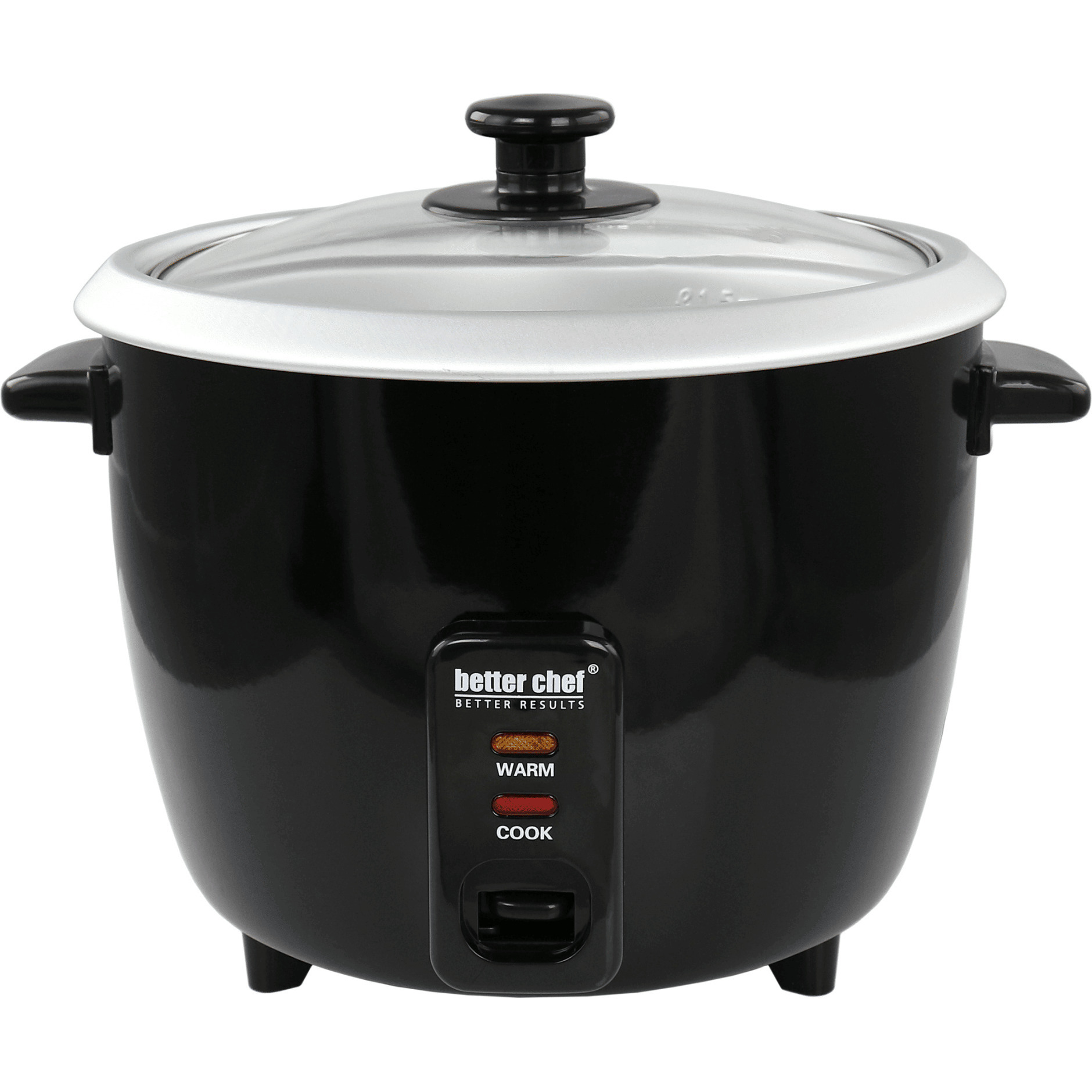 Better Chef 8-Cup - 16-Cup Cooked - Rice Cooker with Measuring Cup and Paddle