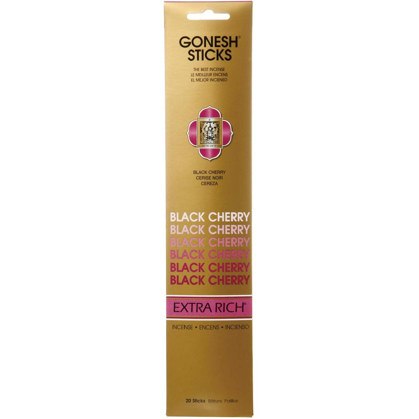Gonesh GOXRCH Extra Rich Collection Black Cherry Incense Sticks