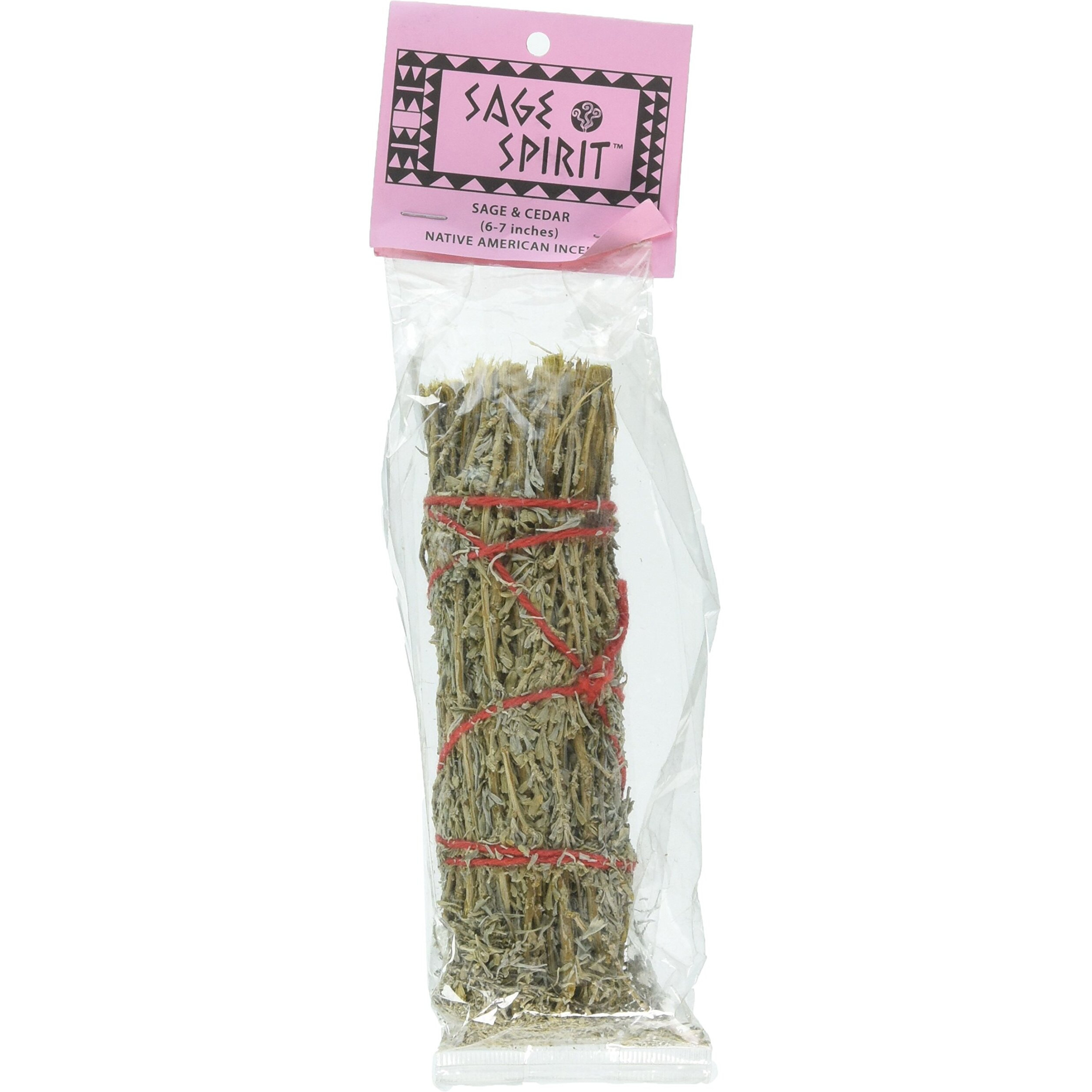 SAGE SPIRIT Sage Cedar Smudge Wand 6-7, 0.02 Pound