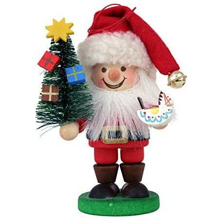 Christian Ulbricht Ornament - Santa - 4&quotH x 3&quotW x 2&quotD