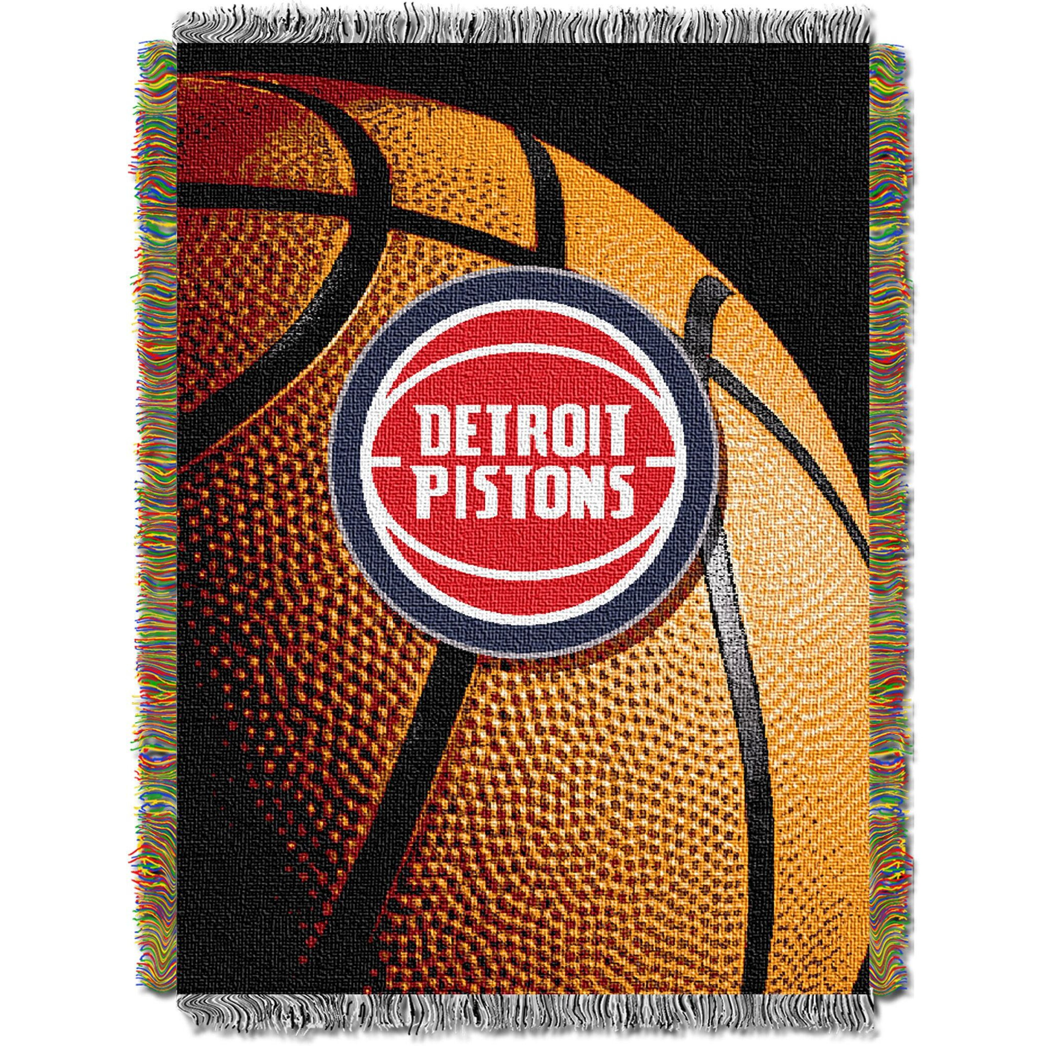 Pistons OFFICIAL National Basketball Association, &quotPhoto Real" 48&quotx 60" Woven Tapestry Throw by The Northwest Company(D0102HHM2HW.)