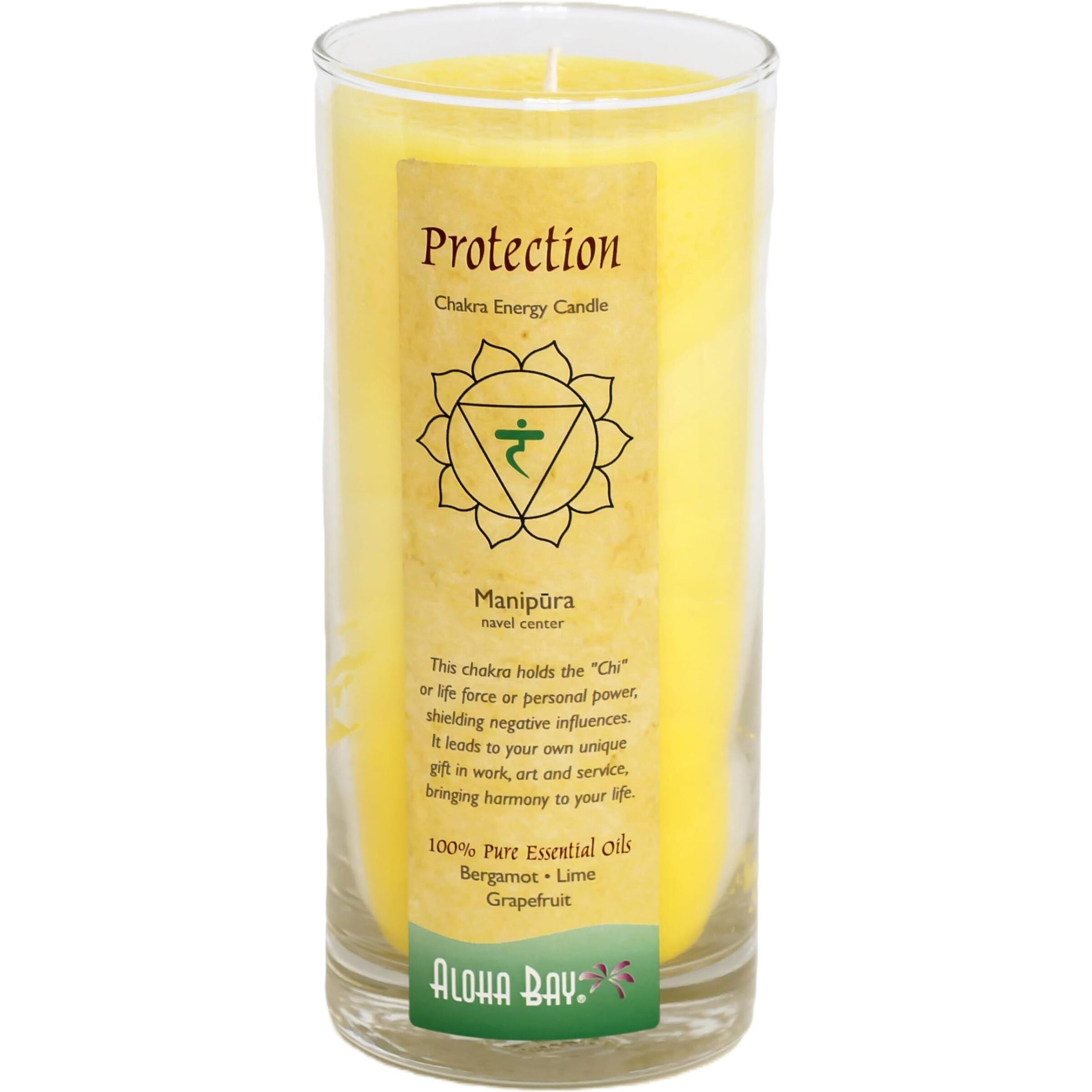Aloha Bay Chakra Candle Jar, 11 OZ, Protection