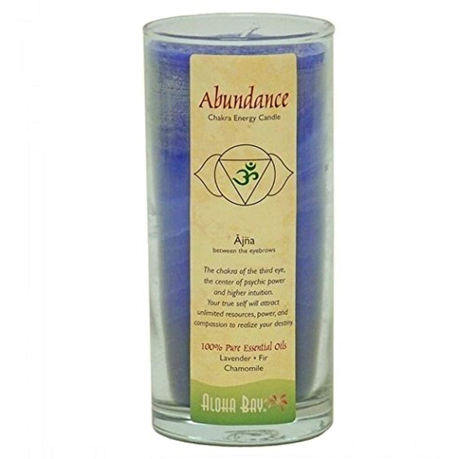 Aloha Bay Chakra Candle Jar, 11 OZ, Abundance, 11 Ounce