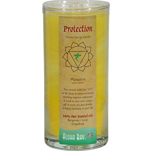 Aloha Bay Chakra Candle Jar Protection - 11 oz