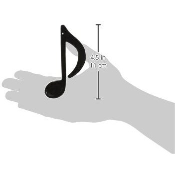 Molded Plastic Musical Notes