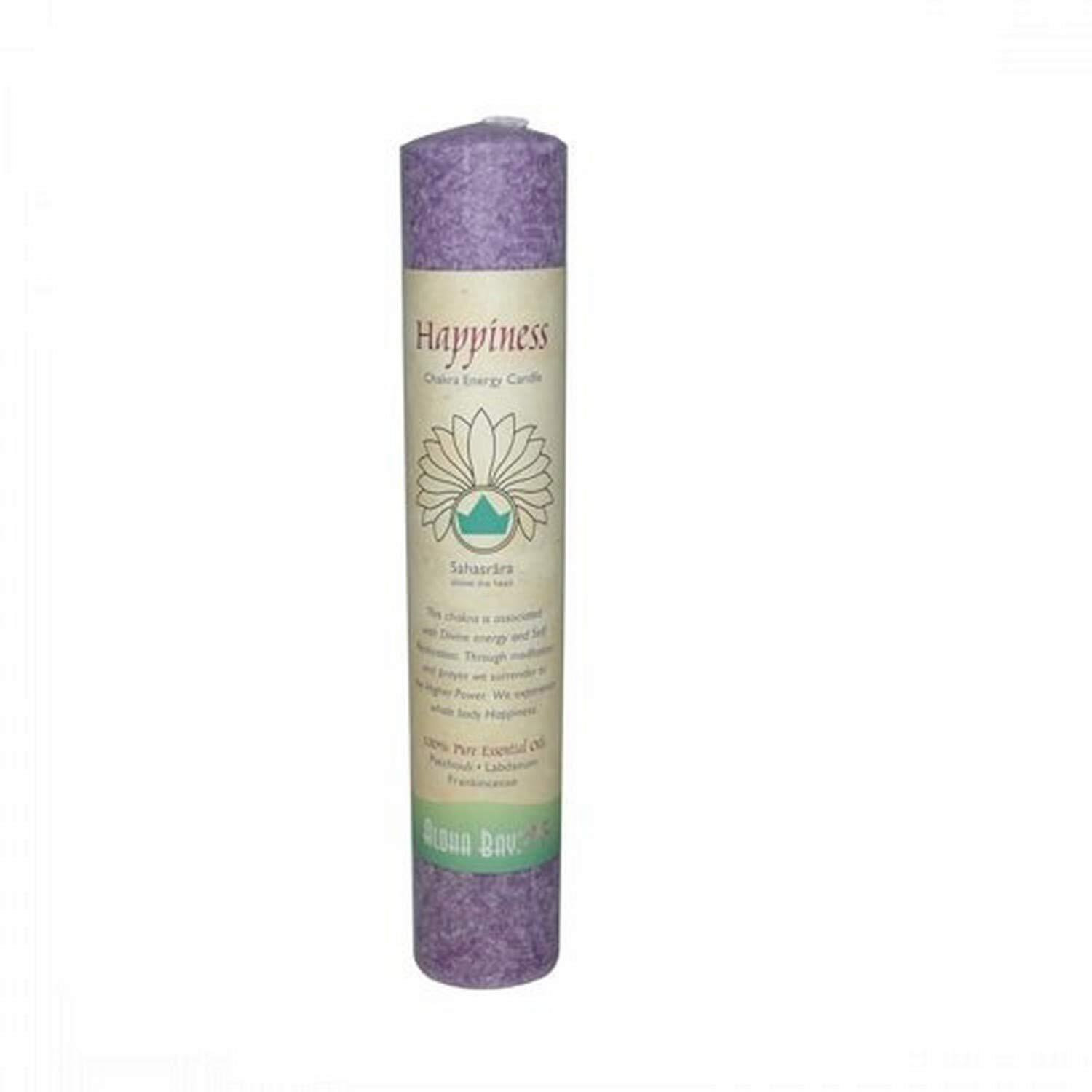 Aloha Bay Chakra Energy Candle, 8-Inch, Sahasrara, 1 EA
