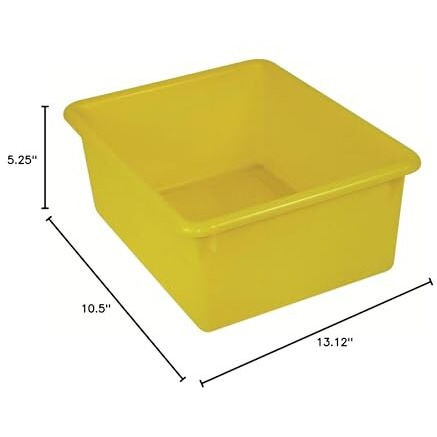 STOWAWAY LETTER BOX YELLOW NO LID