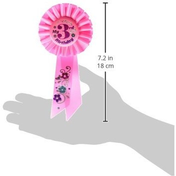 My  3rd  Birthday Rosette